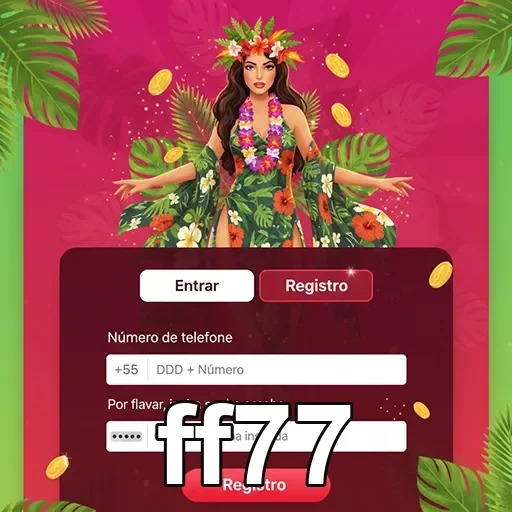 Interface de registro na ff77 com elemento visual de slots.