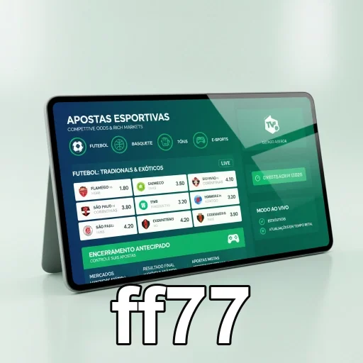 Interface de apostas esportivas da ff77 exibindo odds.