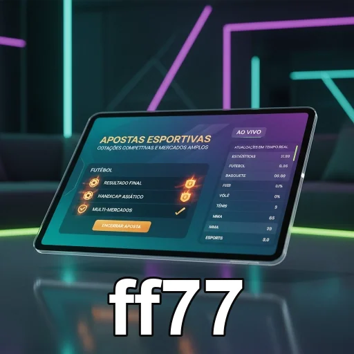 Tela de apostas esportivas no ff77 com opções variadas.