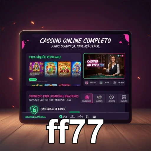 Interface de serviços VIP do cassino online ff77.