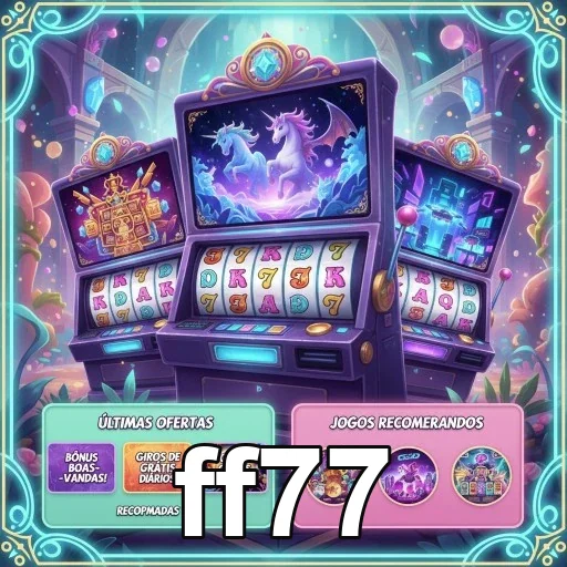 Máquinas de slot no ff77, destacando jogos recomendados.