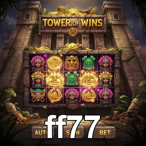 Jogo 'Tower of Wins' no site ff77 com slot de prêmios.