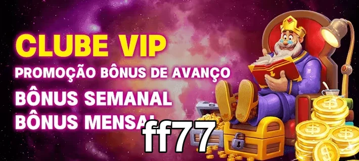Imagem do serviço VIP do site ff77 com destaque para bônus.