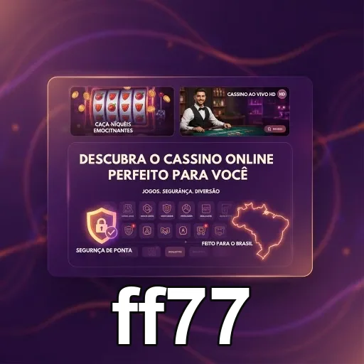 Jogos ao vivo e slots da ff77 com suporte VIP destacado.
